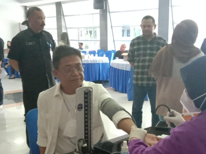 Bantu Ketersediaan Stok Darah di Sulsel, PDAM Makassar Rutin Gelar Donor Darah